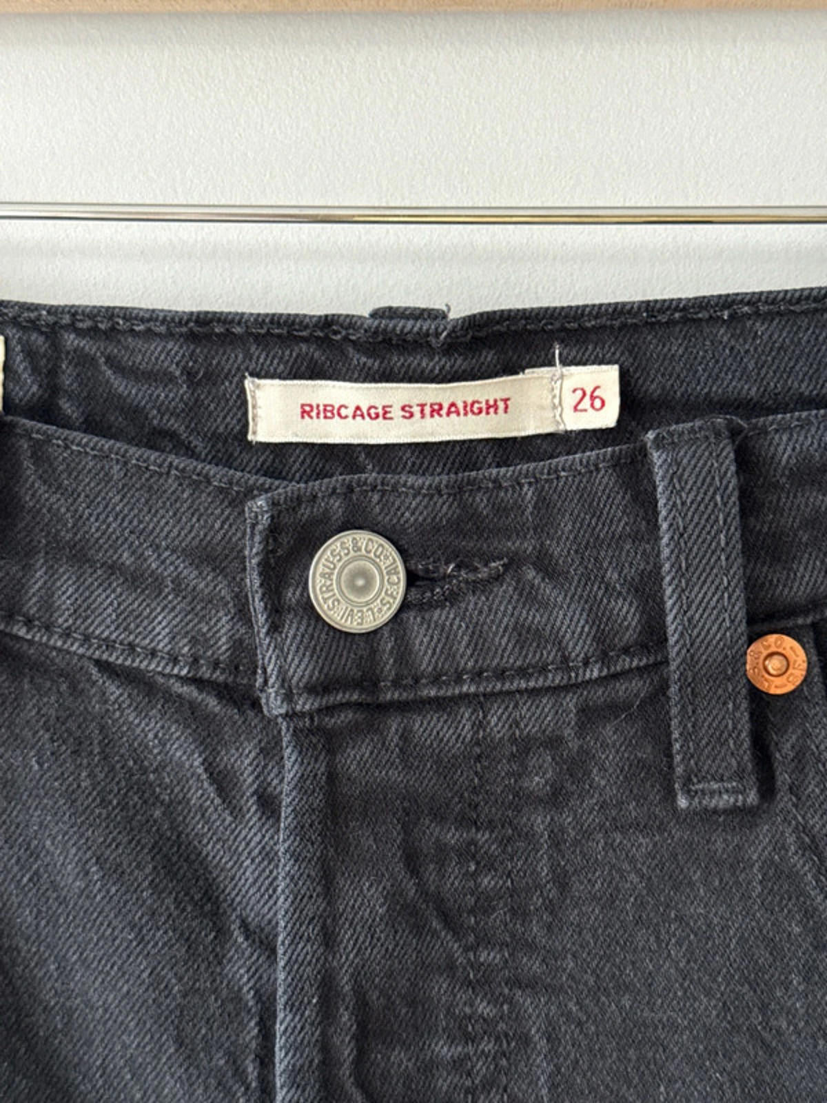 Women’s Levi’s Ribcage straight High Waisted Fit Jeans - W26/L25 - 1959