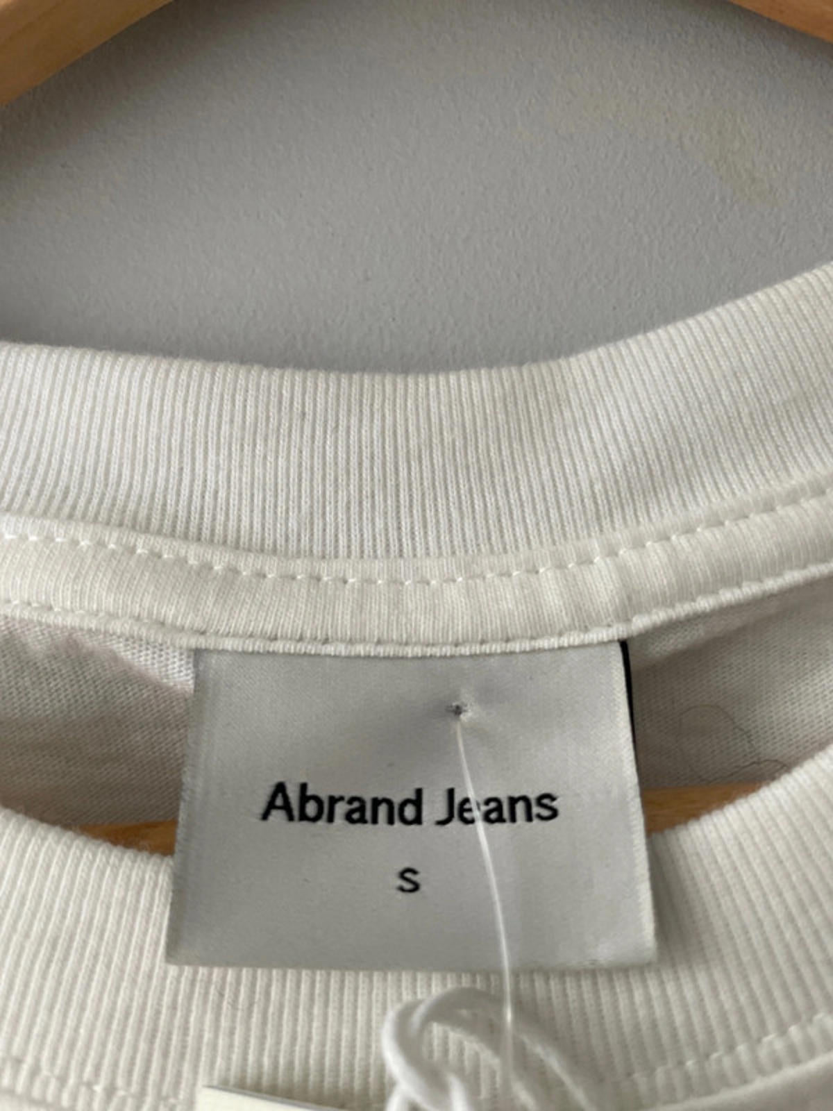 Women’s Abrand Jeans Short Sleeve Crew Neck T-shirt in White - Small - 2837