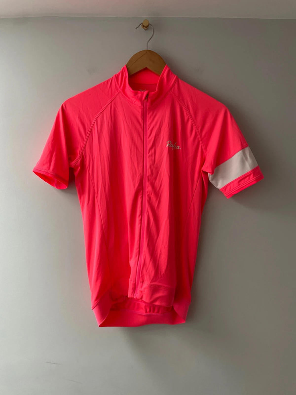 Men's Rapha Core Cycling Jersey Top in Bright Pink - Small - 2767