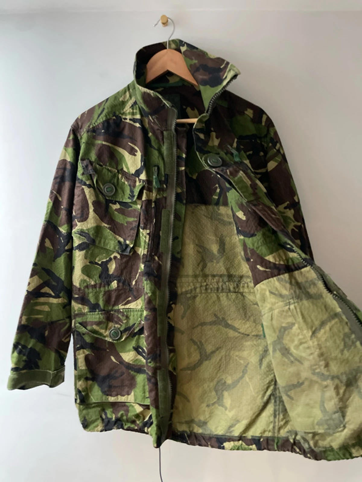 Mens DPM Camo M65 Military Field Jacket Size 170/88 In Green - Medium - 2756