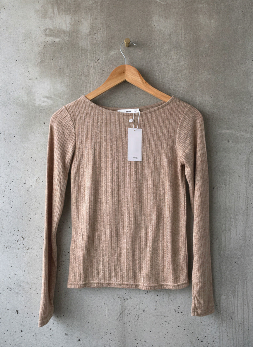 Women’s Mango Crew Neck Long Sleeve Jumper Top - Uk8 -1481