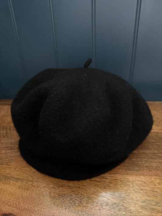 Women’s Vintage Beret Classic French Beret 100% Merino Wool  - One Size