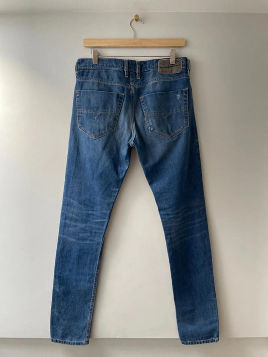 Womens Diesel Tepphar Slim Fit Jeans in Navy - W29/L32 - 2718