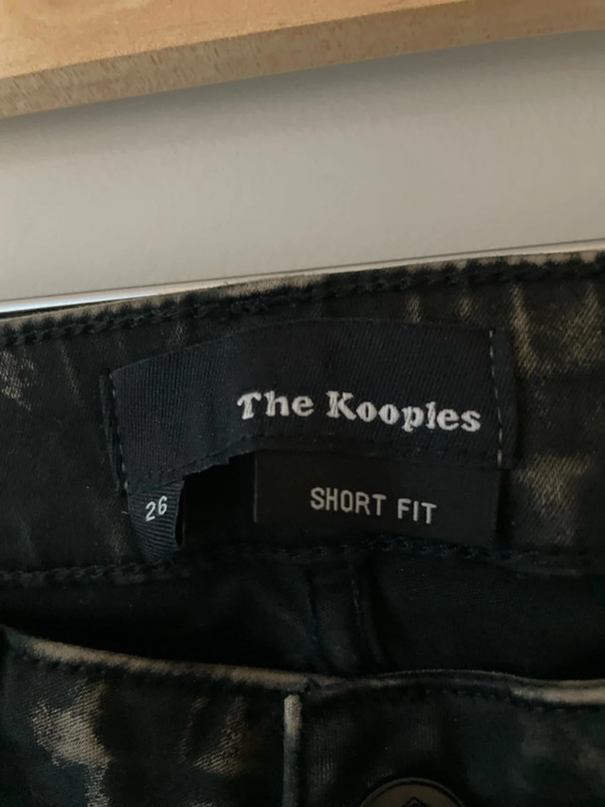 Women’s The Kooples Skinny Short-fit Jeans In Black Acid Wash - W26/L27 - 2503