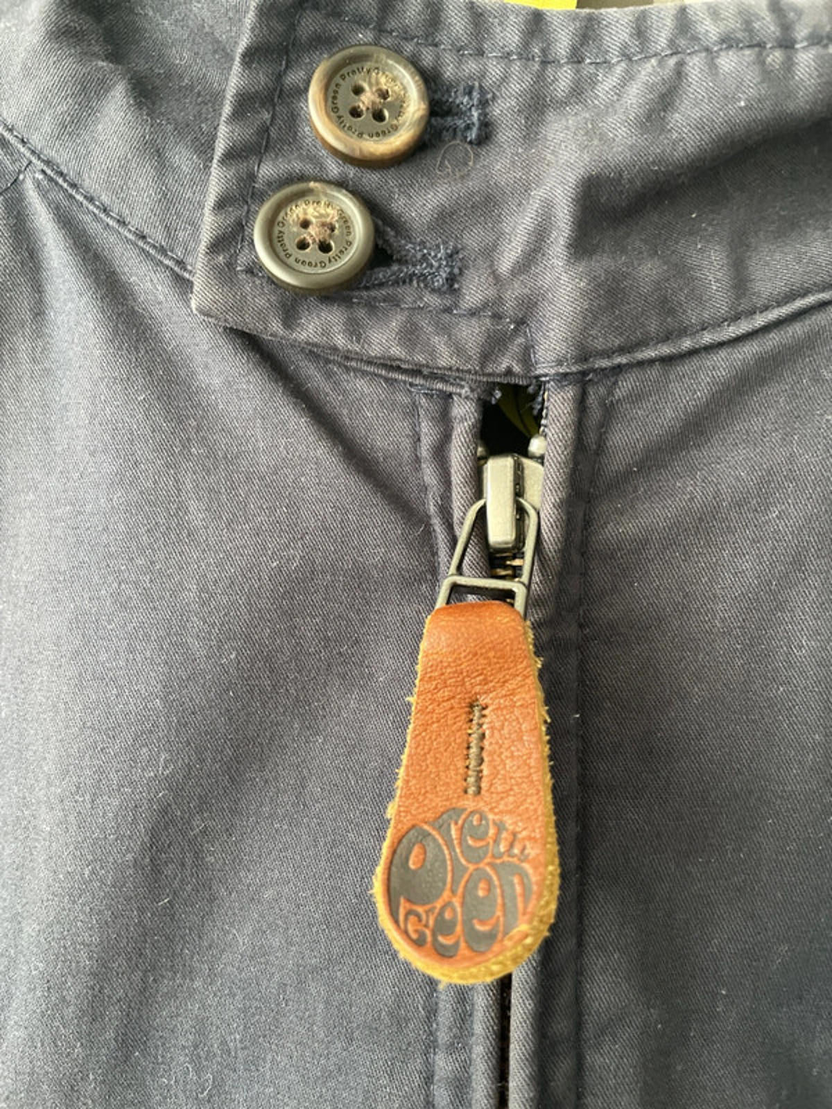 Men’s Pretty Green Harrington Jacket Coat In Navy - Medium - 2120