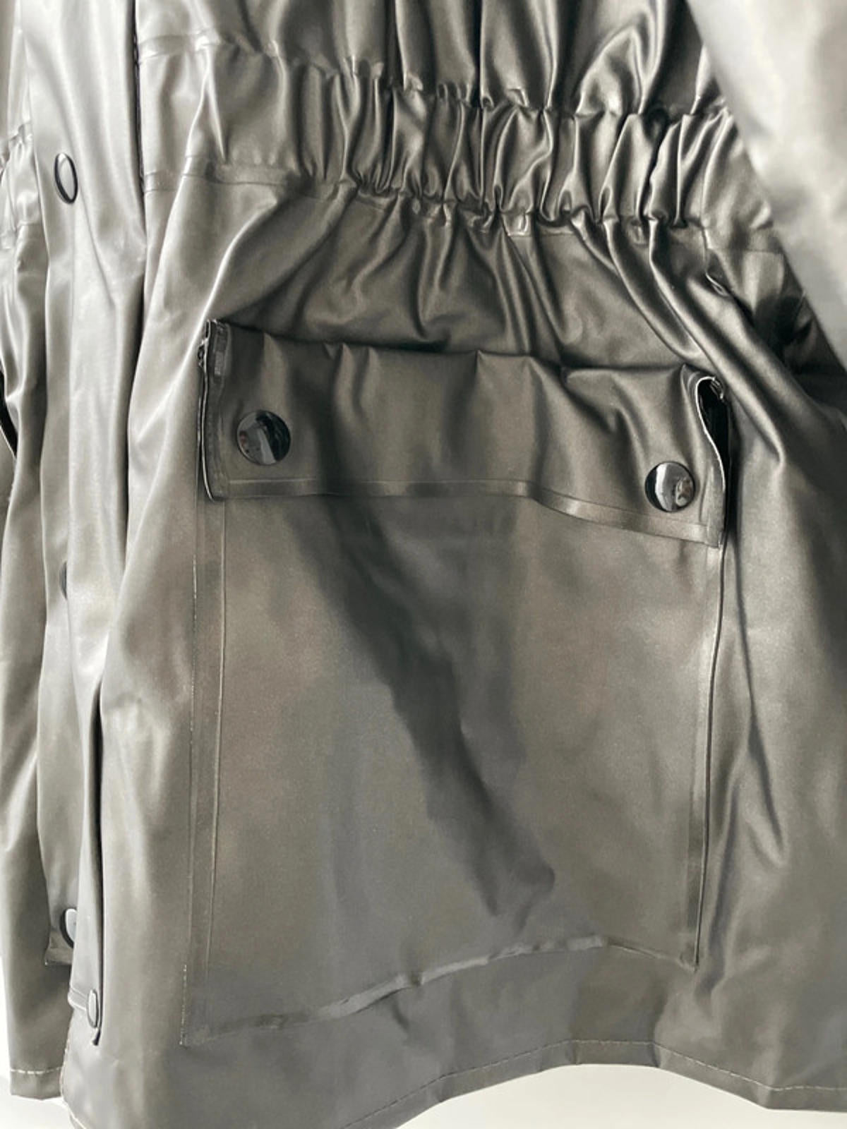 Men’s Belstaff Vintage Rare Stormshield Waterproof Motorcycle Jacket in Grey - Large - 2273