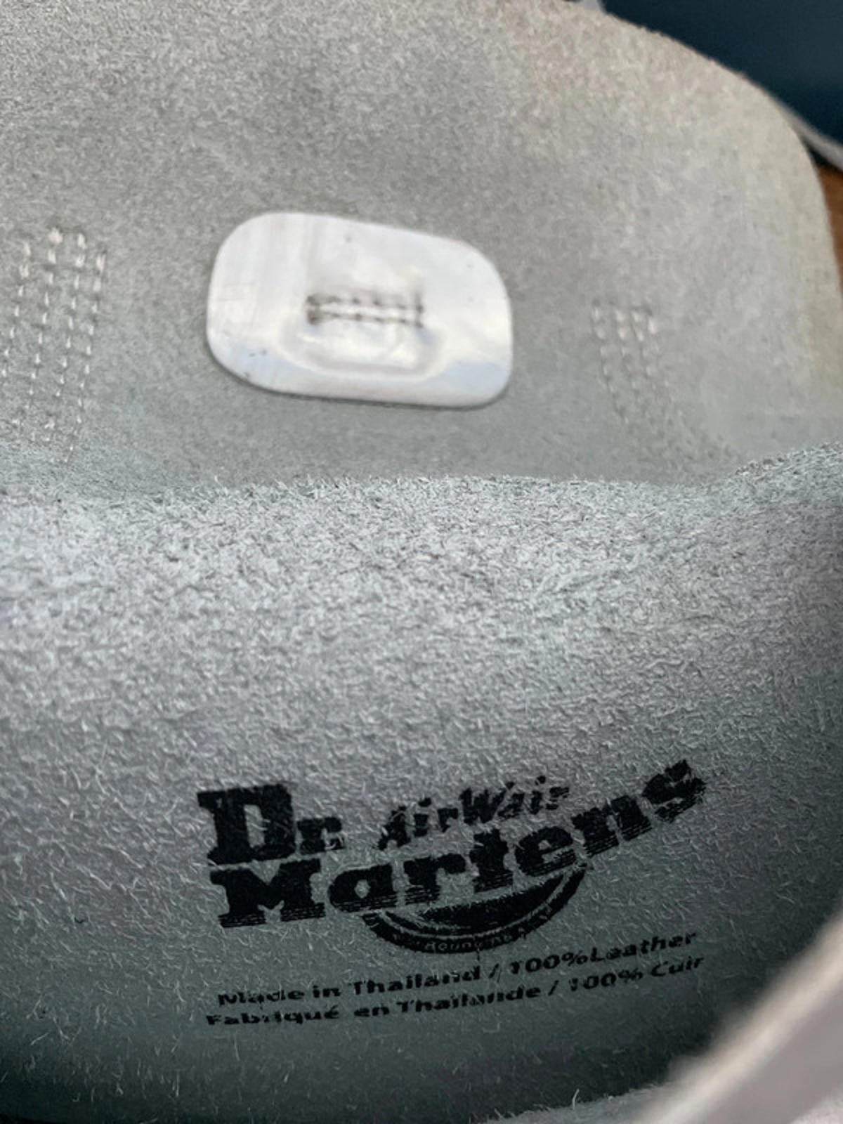 Women's Dr Martens 7'' Iced Metallic Leather Satchel In Silver - 2422