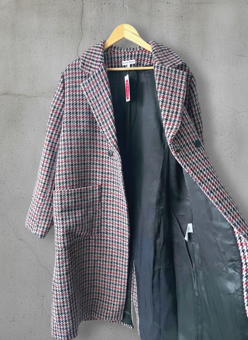 Women’s Another Sunday Premium Wool Longline Double Breasted Coat - UK16 - 2662