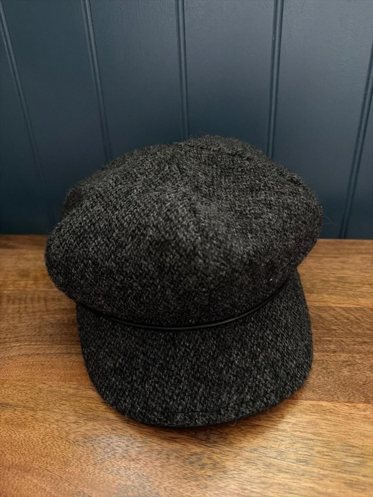 Women’s Barbour Premium Wool Baker Boy Hat In Grey - Small - 3229