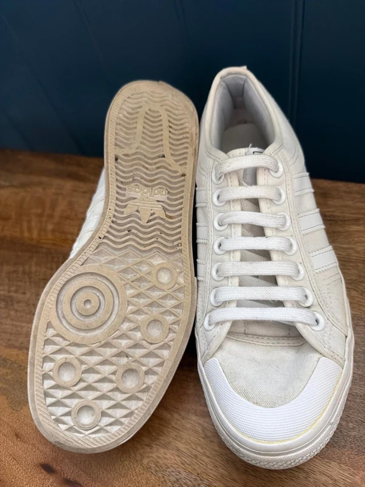 Women’s Adidas Nizza Chunky Sole Trainers In White - Uk6.5 - 3286
