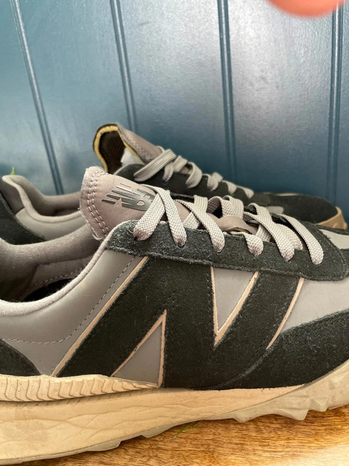 Men’s New Balance XC-72 Premium Leather Trainers In Black/Grey - UK10 - 2177