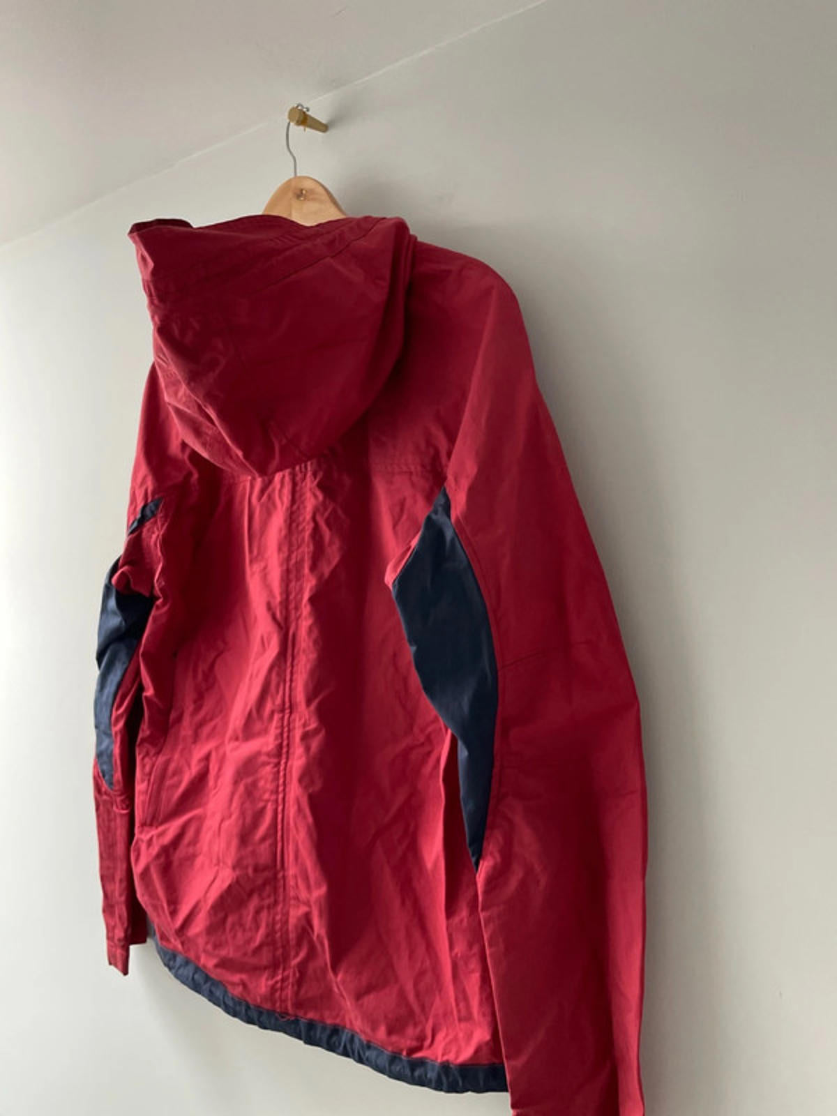 Men’s Pretty Green Hooded Parka Jacket Coat In Red - Medium - 2272