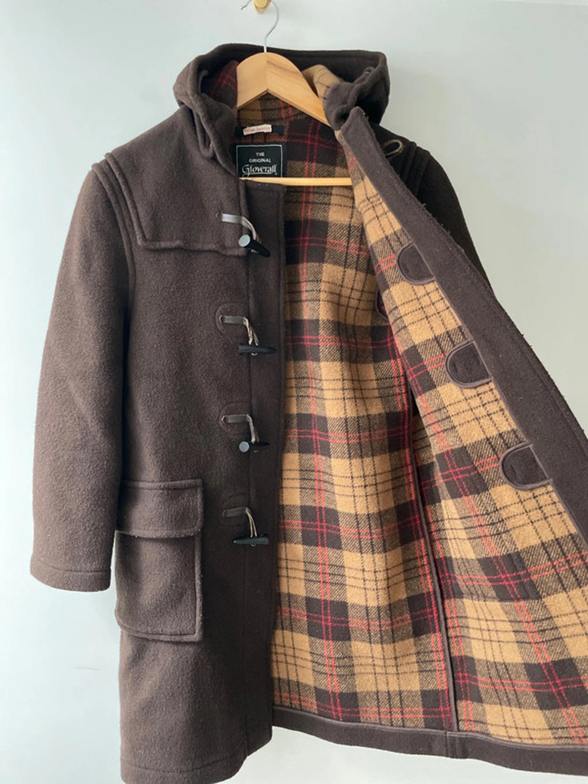 Gloverall Children's Premium Wool Original Duffle Coat In Brown - 12 Yrs - 2427