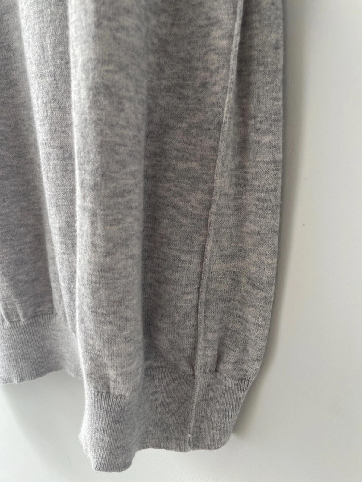 Men’s Reiss Premium Wool Knitted Polo Top In Grey - Small - 1674