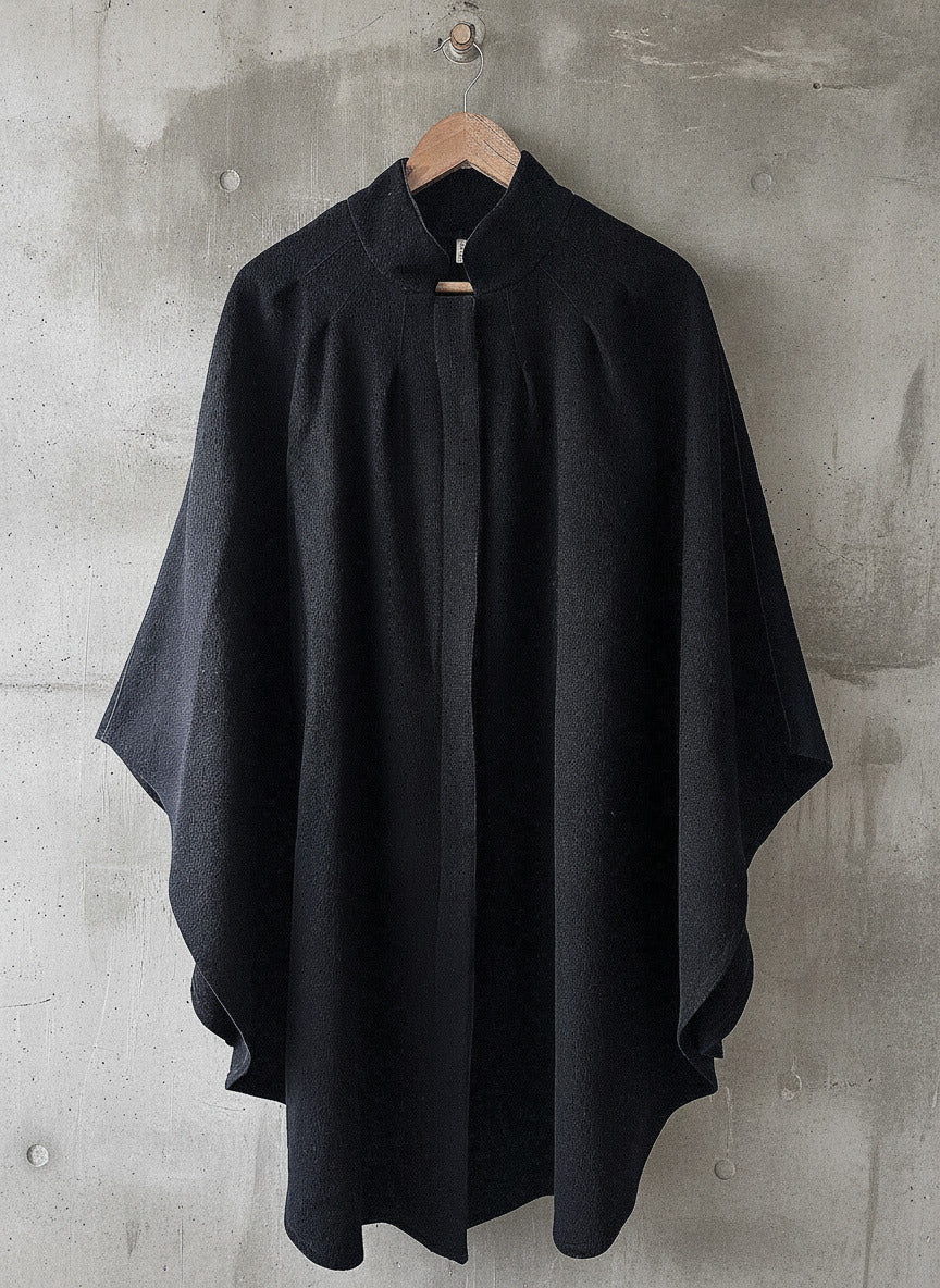 Women’s The Scotch House Wool & Cashmere Blend Cape In Black - One Size - 3806