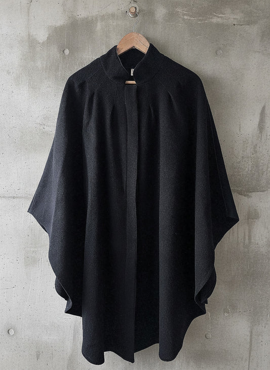 Women’s The Scotch House Wool & Cashmere Blend Cape In Black - One Size - 3806