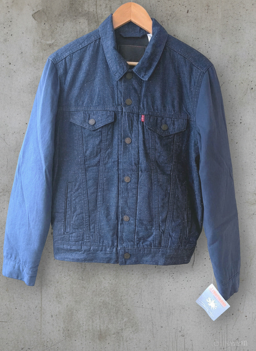 Men’s Levi's Denim Trucker Jacket Coat In Navy - Small - 2741