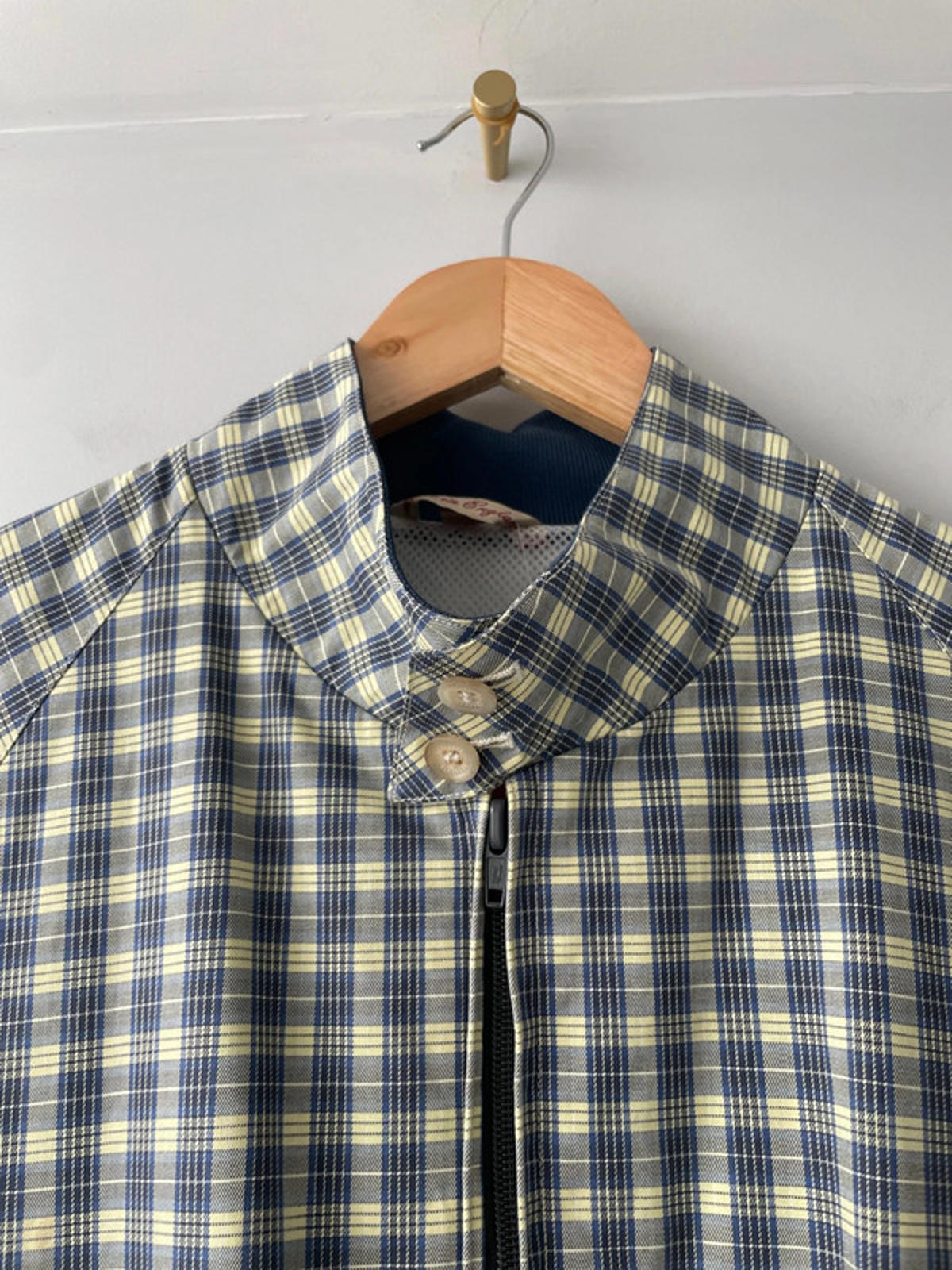 Mens Baracuta G9 Limited Edition Rare Harrington Checked Jacket - Small -2054