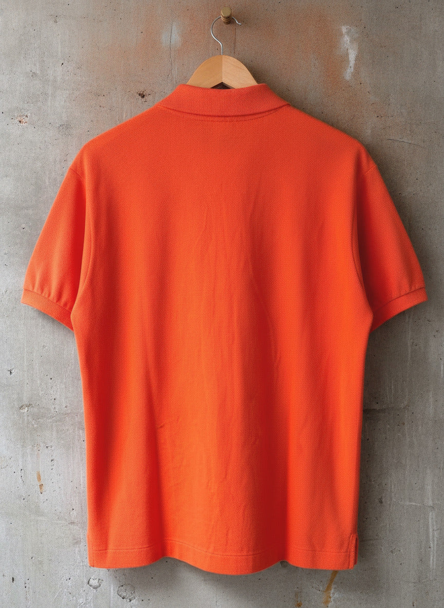 Men’s Lacoste Classic Fit Polo Shirt Top In Orange - Large - 3669