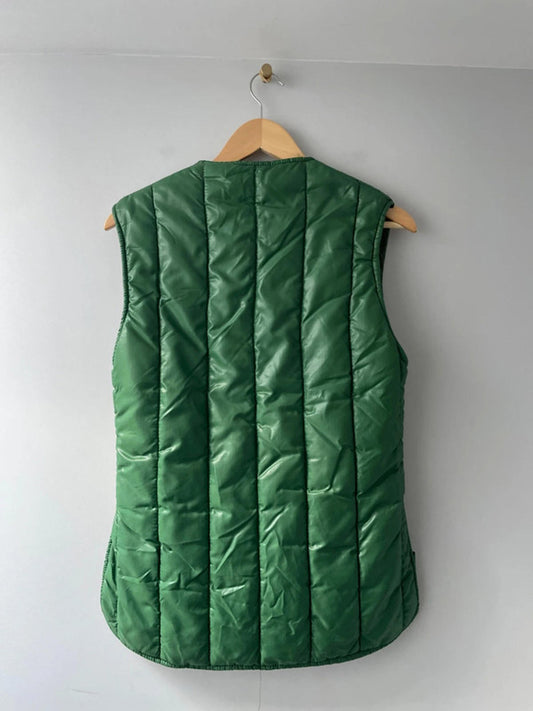 Women’s Slumberdown Vintage Quilted Goose Filled Gilet in Green- Small - 2669