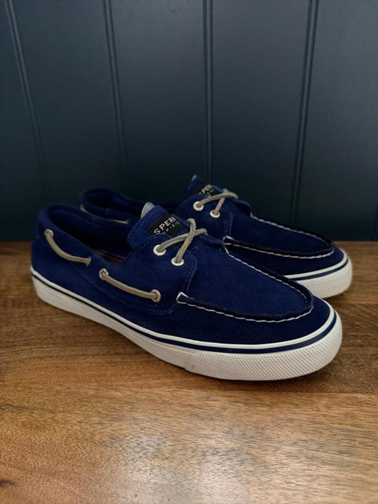 Women’s Sperry Premium Suede Classic Boat Deck Shoes In Navy - Uk8.5 - 3279