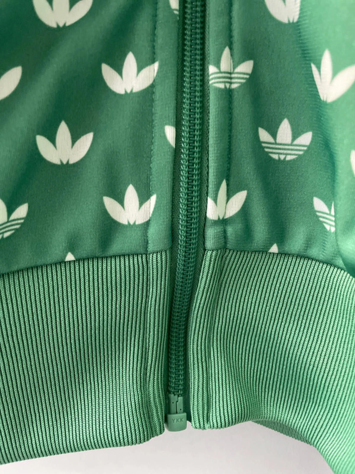 Women’s Adidas Monogram Firebird Track Jacket In Green - Medium -2573