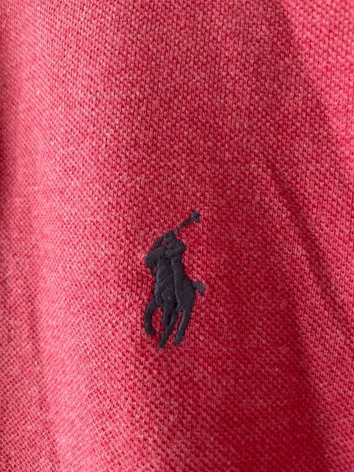 Men’s Ralph Lauren Custom Slim Fit Long Sleeve Polo In Pink - Medium -2883
