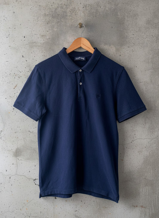 Men’s Vilebrequin Premium Classic Polo Top In Navy - Small - 1228