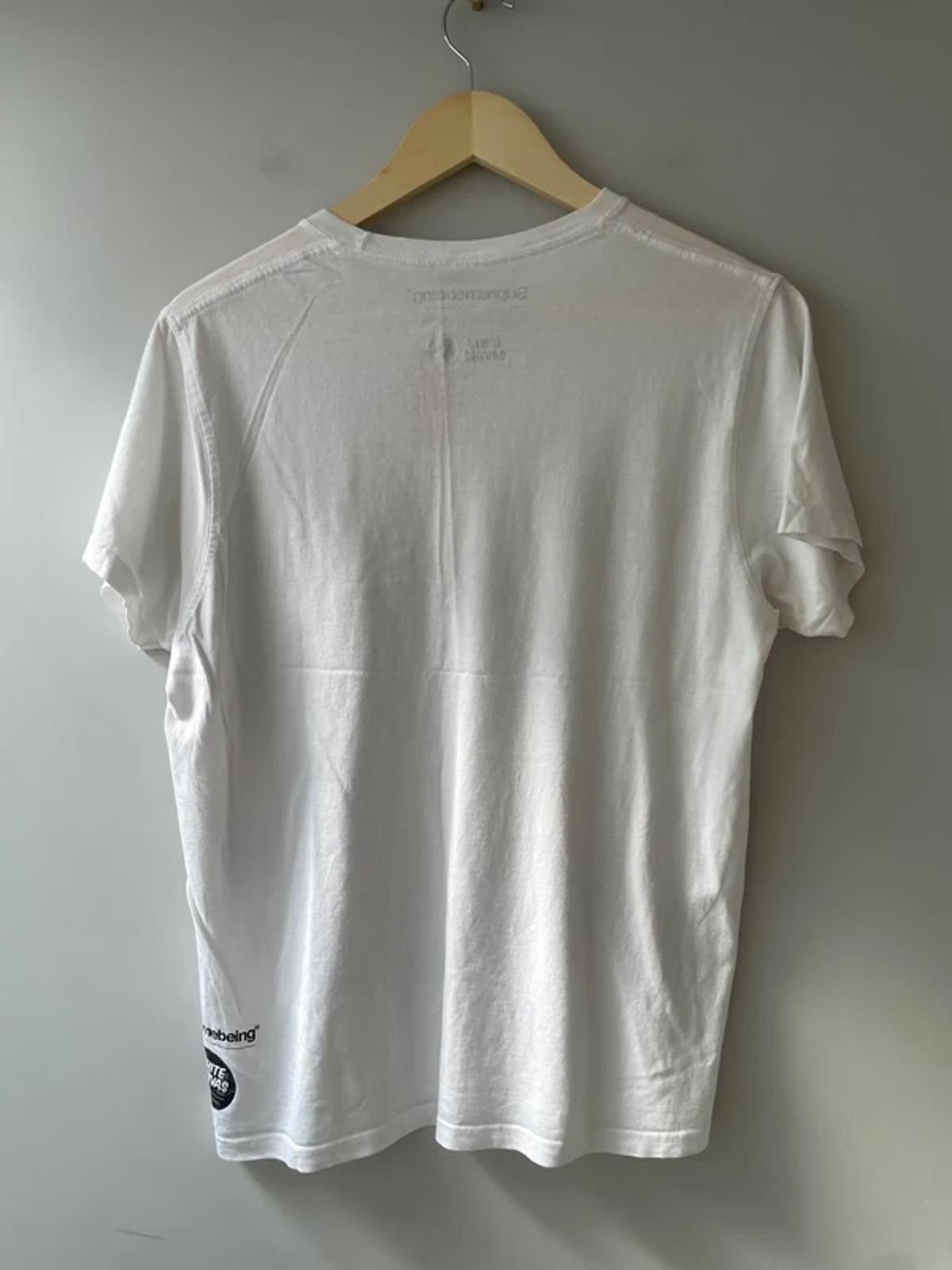 Men’s Supremebeing White Canvas Limited Edition Printed T-Shirt In White - Medium - 3030