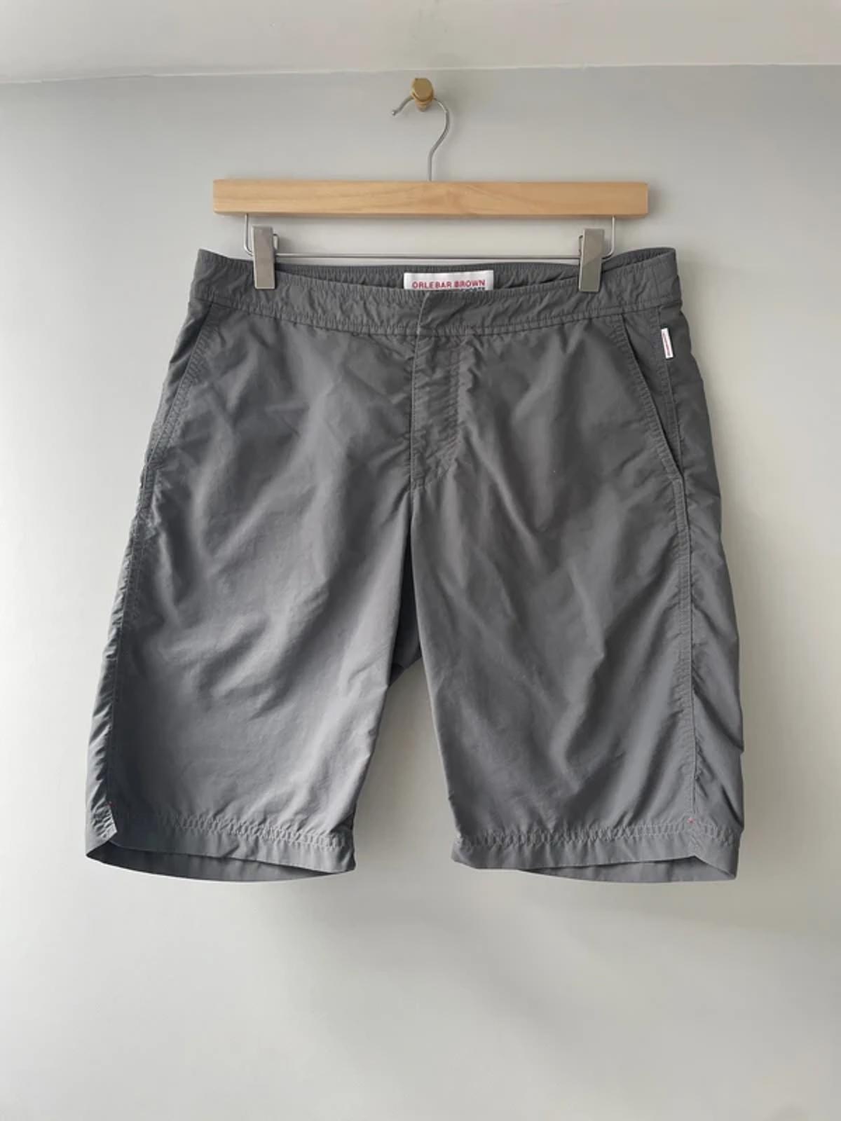 Men’s Orlebar Brown Classic Style Dane Swim Shorts in Grey - W30/L10 - 3118