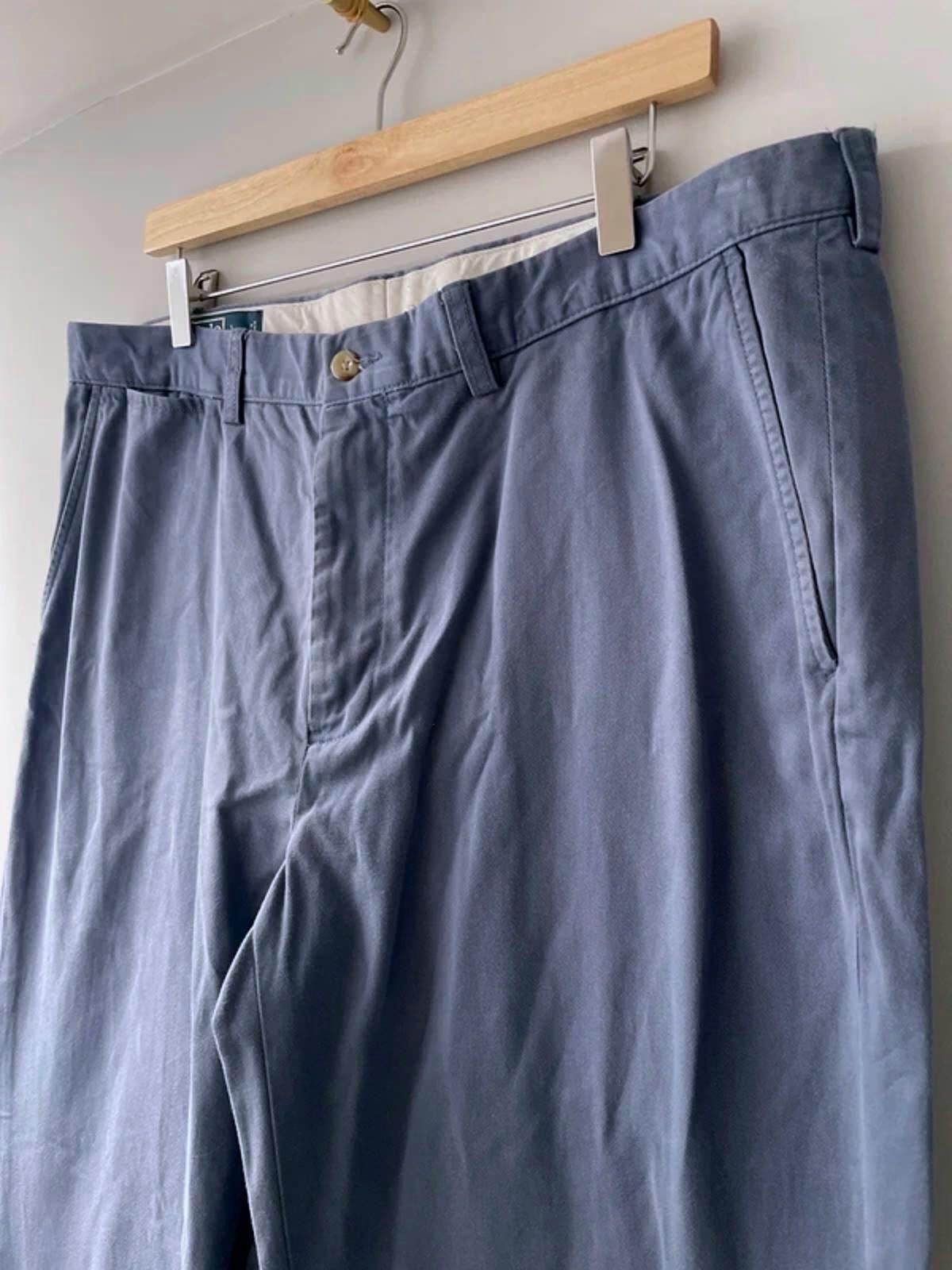 Men’s Ralph Lauren Preston Fit Chino Trousers In Blue - W38/L32 - 2957