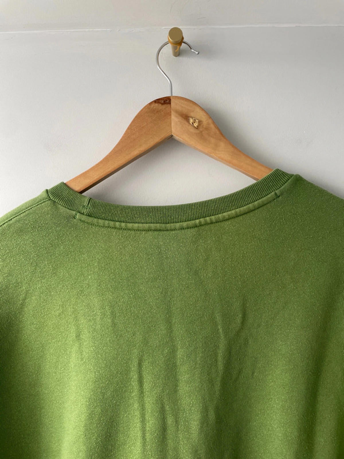 Men’s Champion Crew Neck Long Sleeve Jumper In Khaki - XLarge - 2237