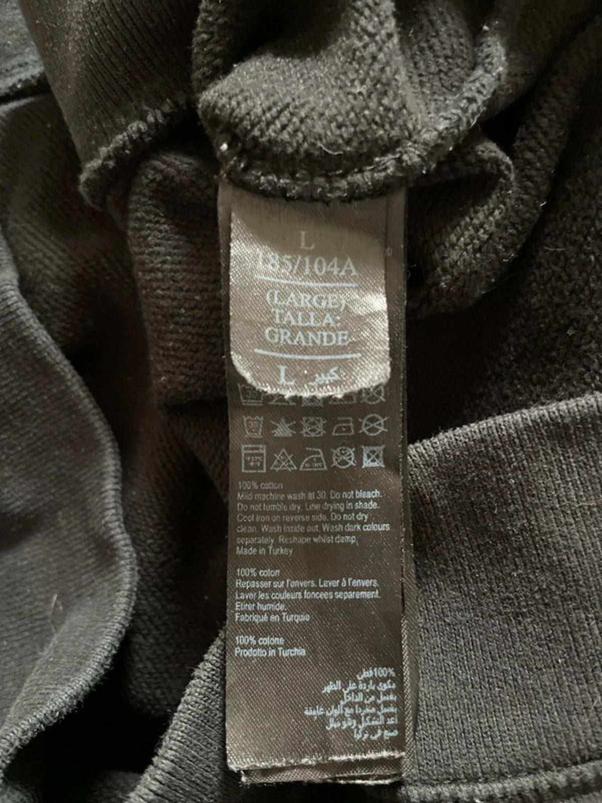 Mens Allsaints Crew Neck Long Sleeve Sweatshirt In Black - Large - 2549