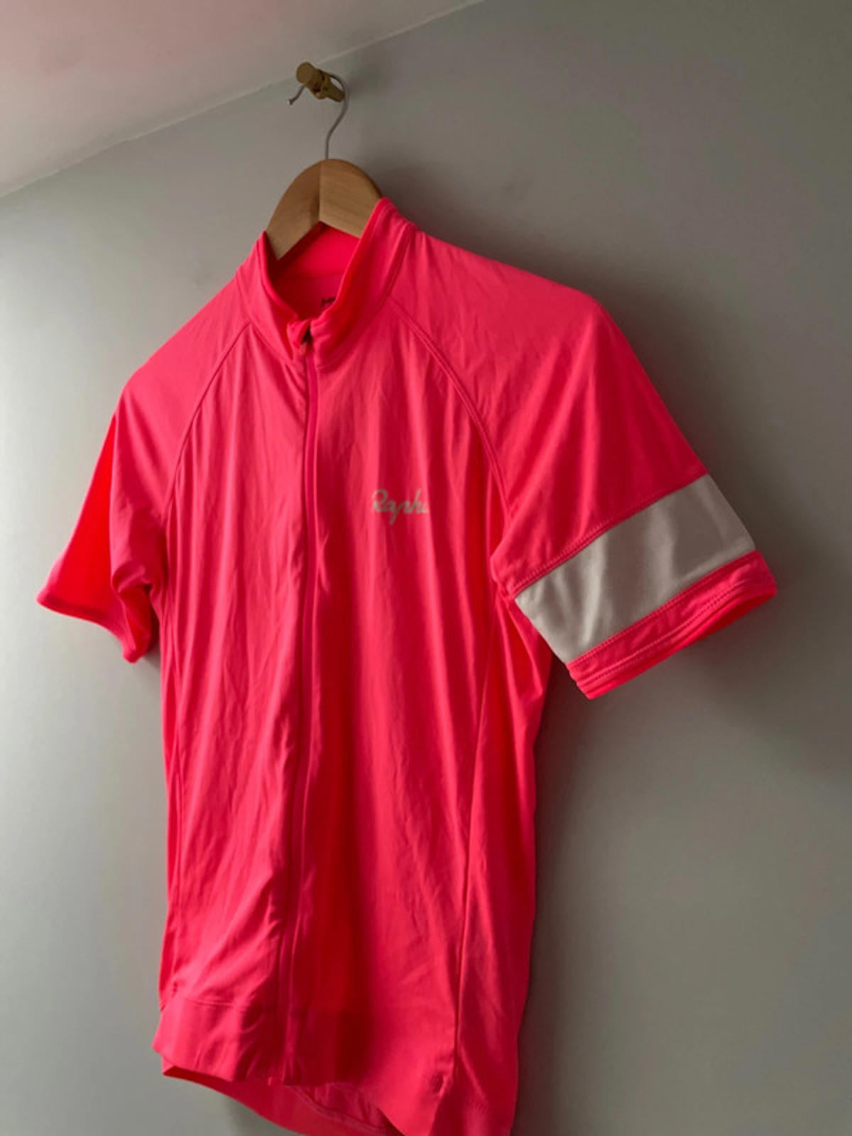 Men's Rapha Short Sleeve Core Cycling Jersey Top In Pink - Small - 2853