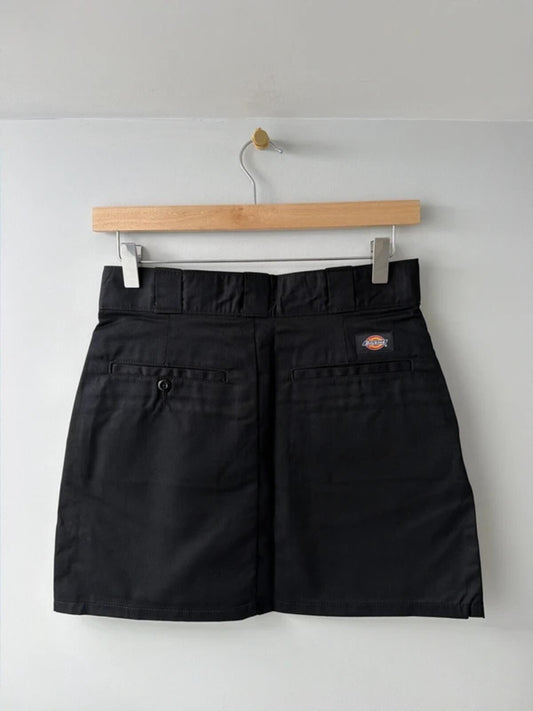 Women’s Dickies mini work skirt with pockets in black - W26 - 3438
