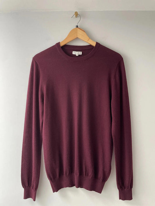 Men’s Reiss Crew Neck Premium Wool Jumper - Medium - 1937