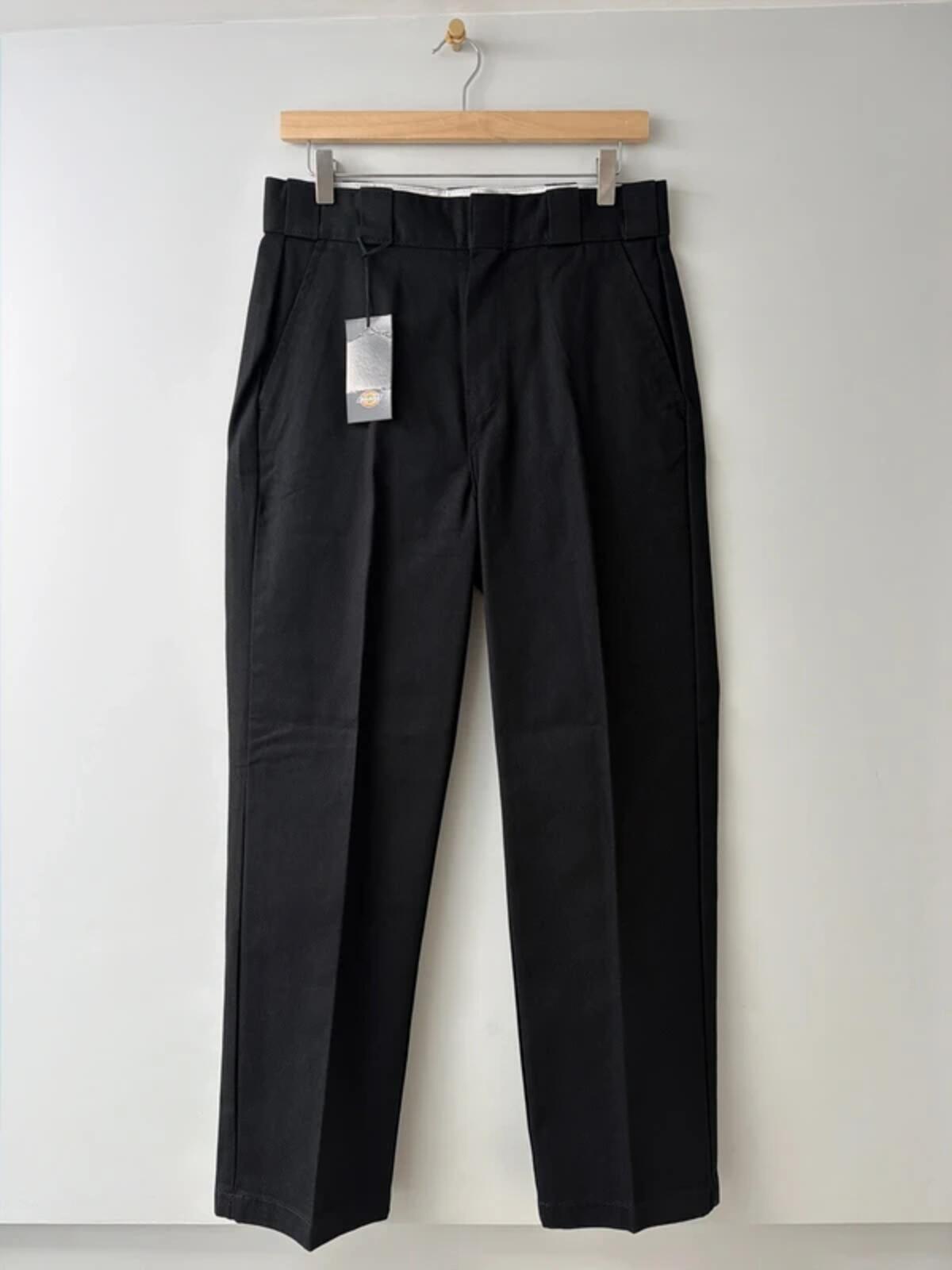 Women’s Dickies Elizaville Straight Leg Chino Trouser In Black - W28/L29 - 3376