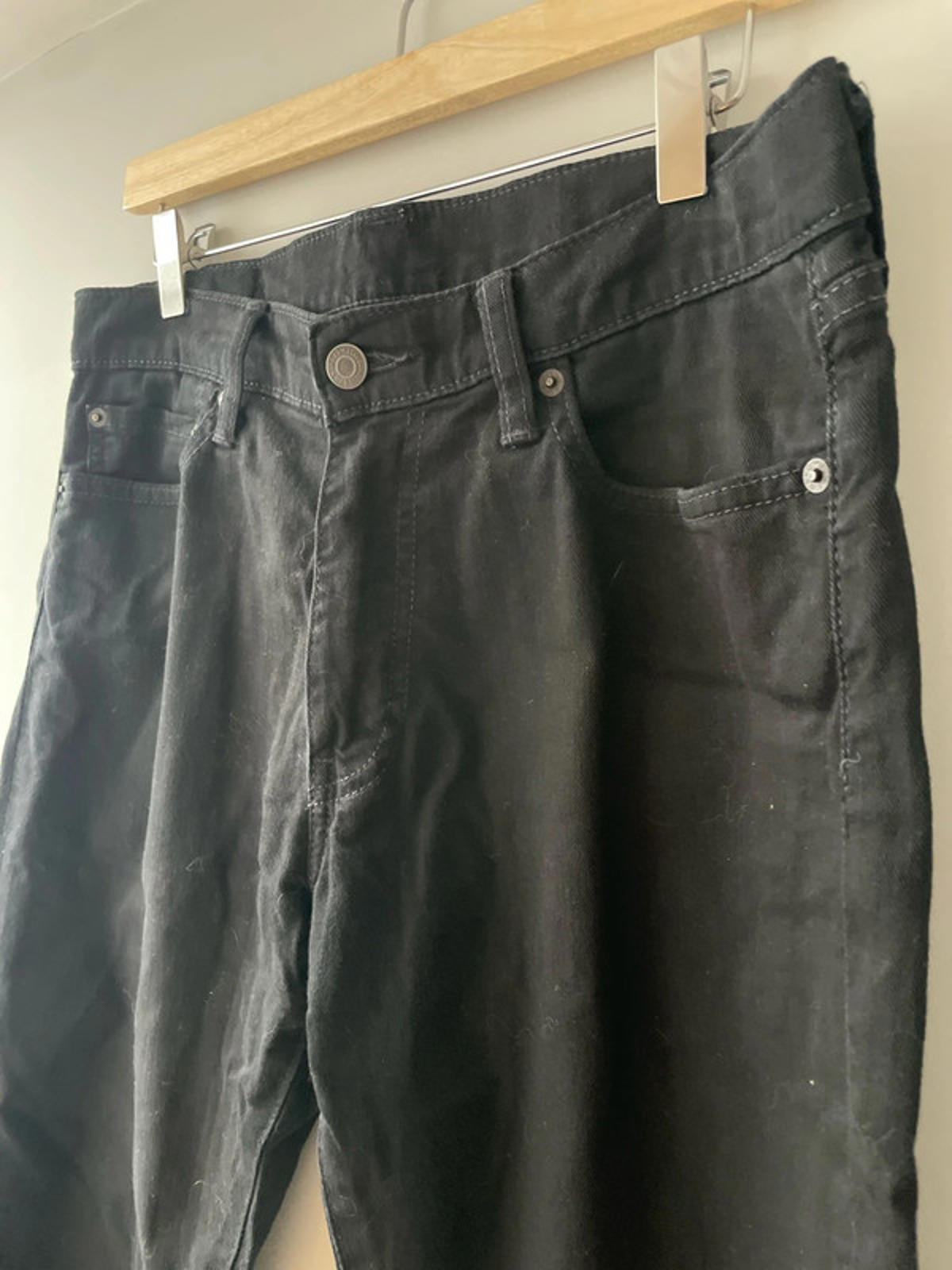 Men’s Levi’s 504 Straight Fit Jeans in Black - W32/L32 - 2788