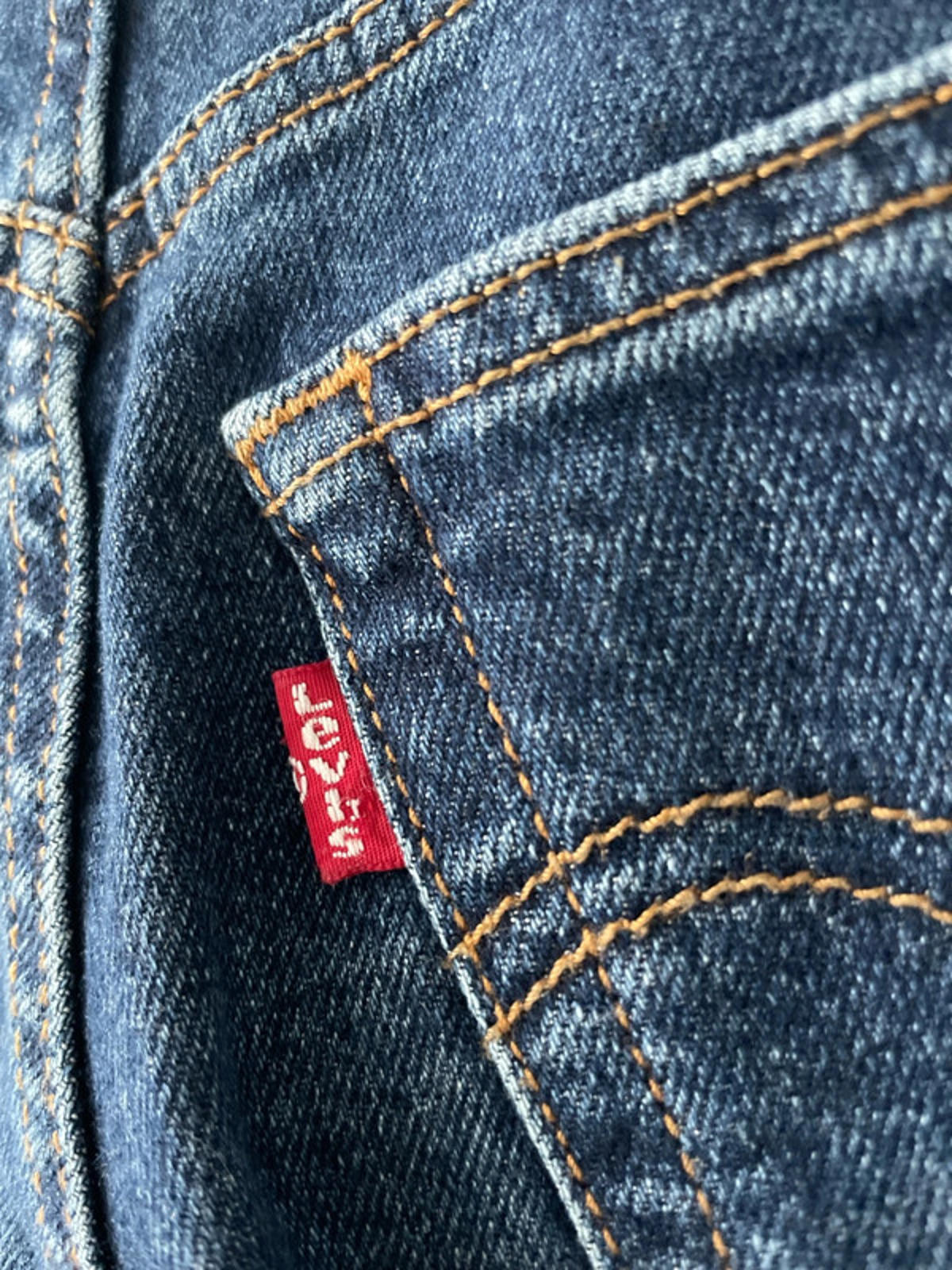 Women’s Levi’s High Waisted Ribcage Boot Cut Fit Jeans In Navy - W25/L27 - 2652