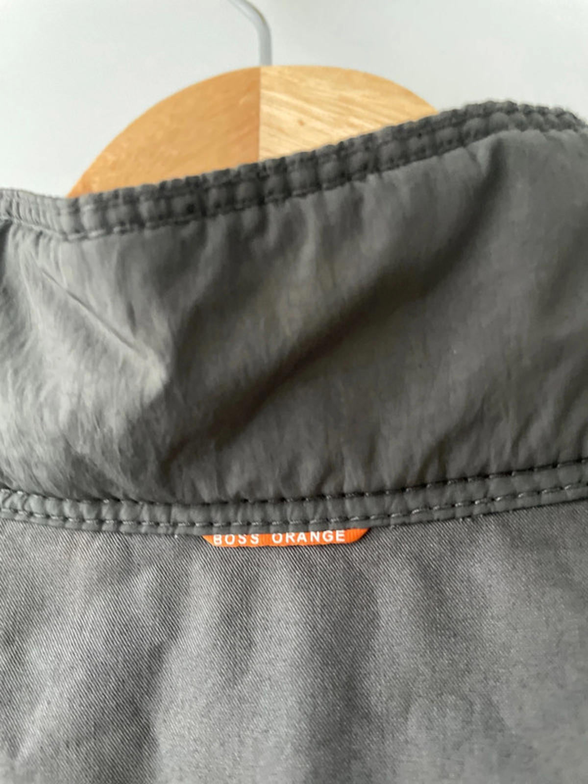 Men’s Hugo Boss Windbreaker Harrington Jacket in Grey - Medium - 2665