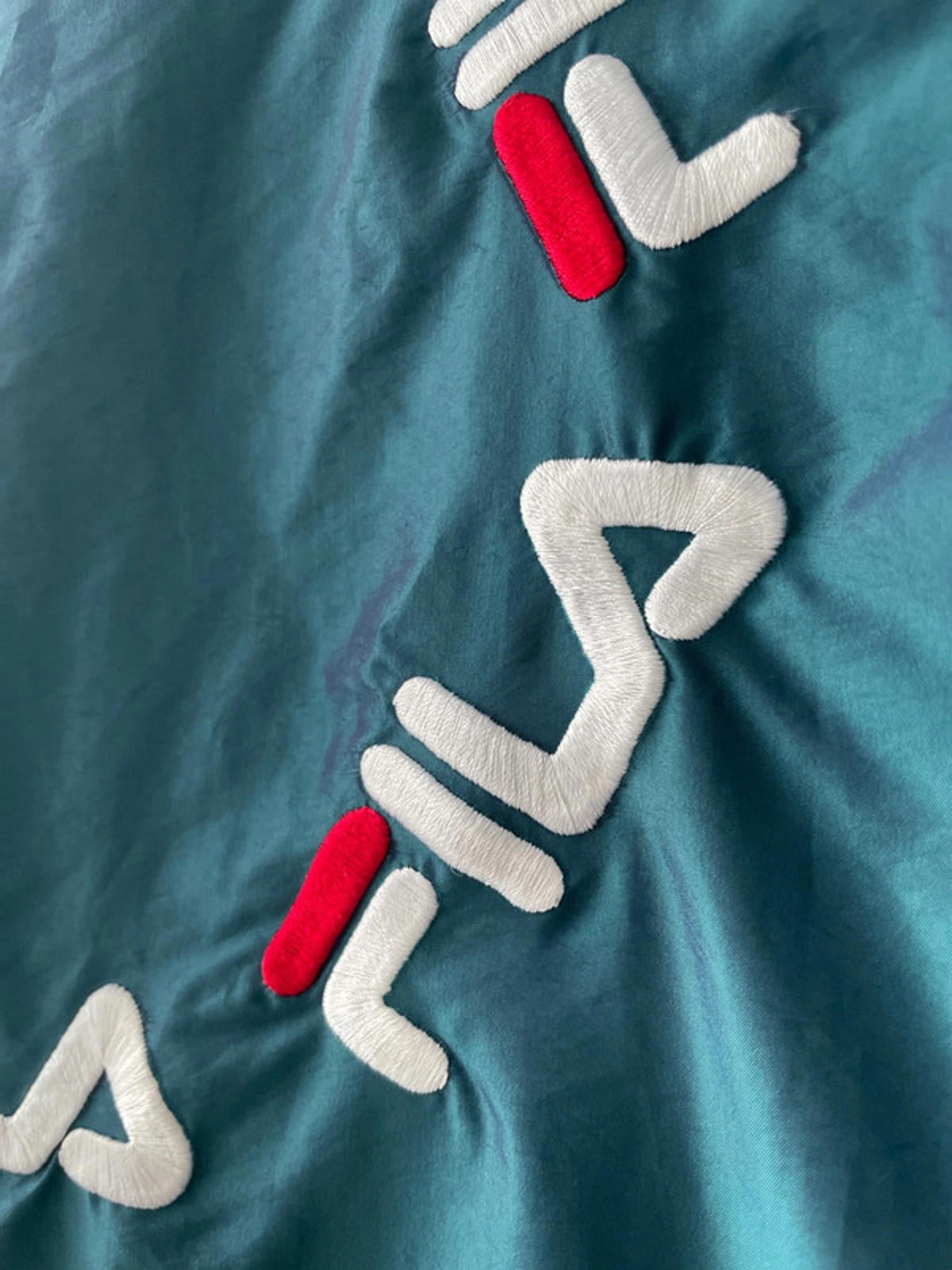 Men’s Fila Limited Edition Oversized Embroidered Sklyer Bomber Jacket - Small - 2059