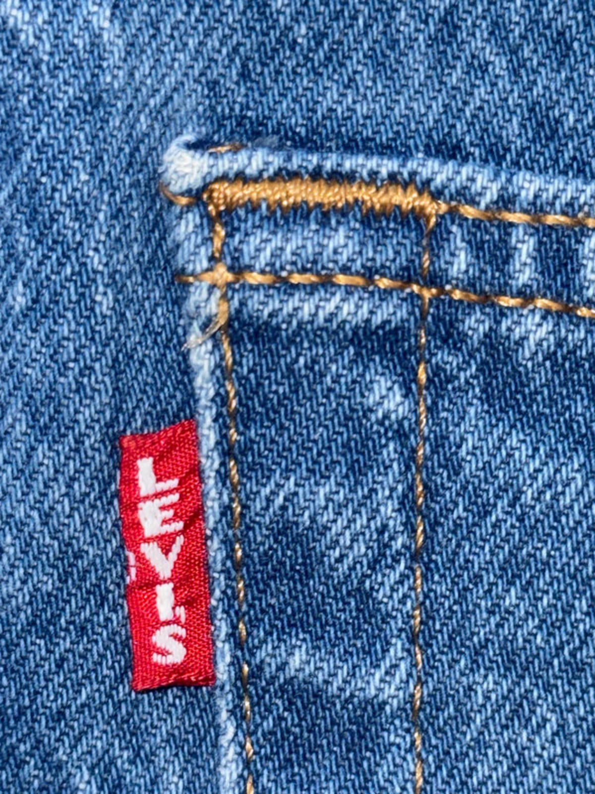 Women’s Levi’s Ribcage Crop Bootcut High Waisted Jeans In Navy - W26 / L27 -1311