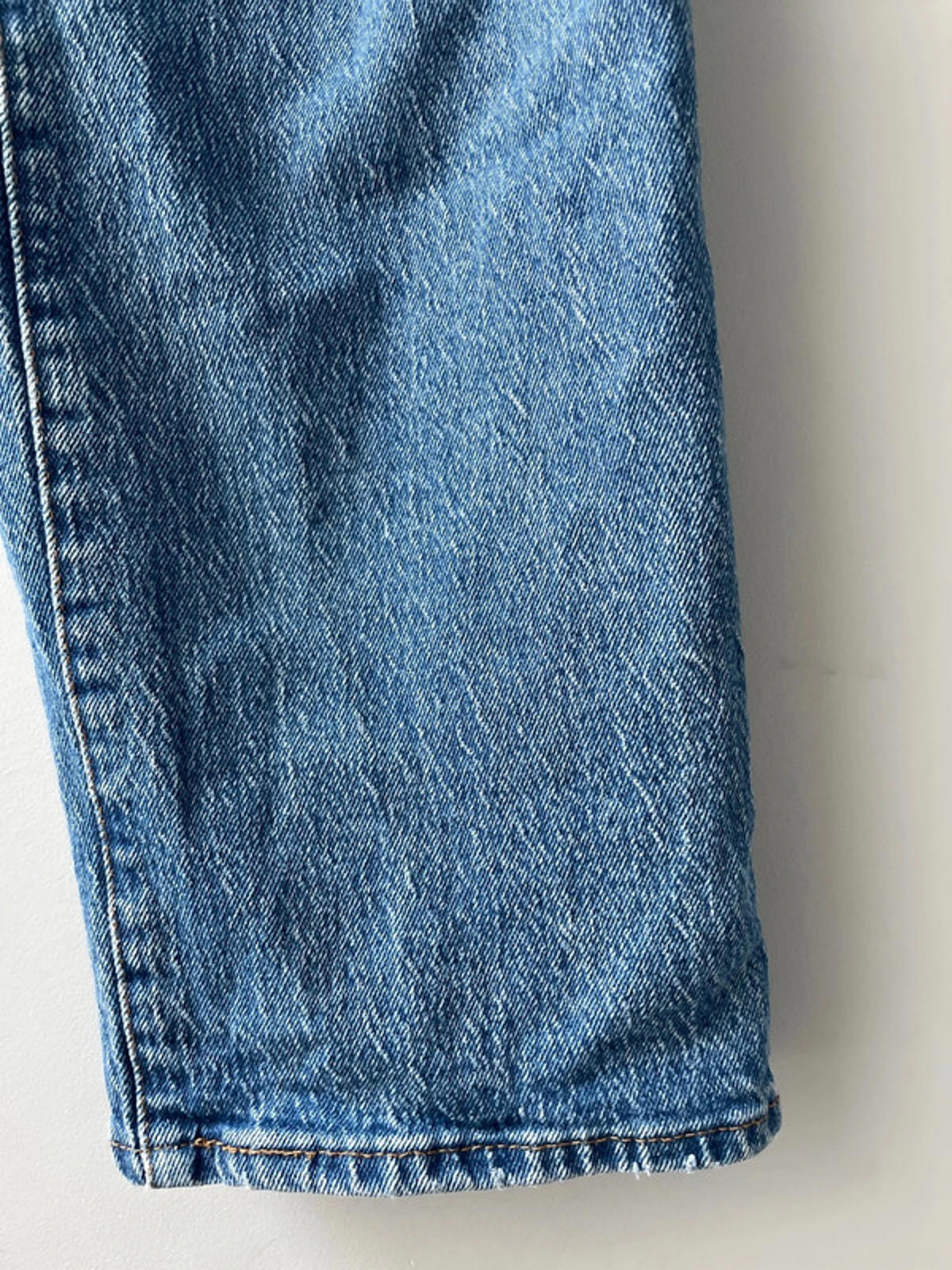 Women’s Levi’s High Waisted Ribcage Straight Fit Jeans In Blue - W24/L27 - 2268