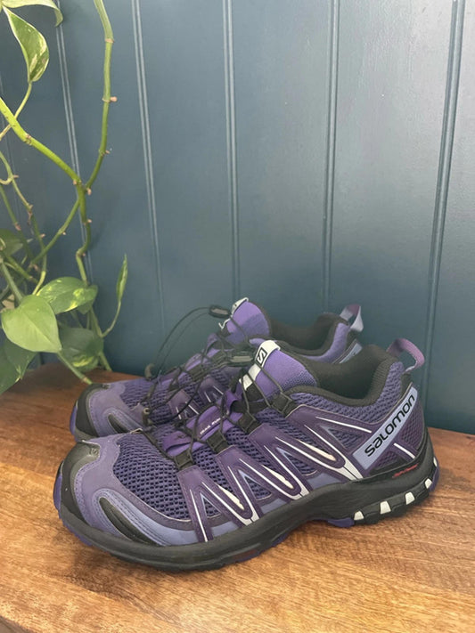 Men’s Salomon XA Pro 3D Trail Running Trainers In Purple - UK 8 - 2134
