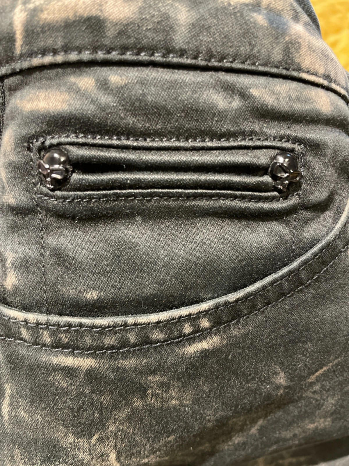 Women’s The Kooples Skinny Short-fit Jeans In Black Acid Wash - W26/L27 - 2503