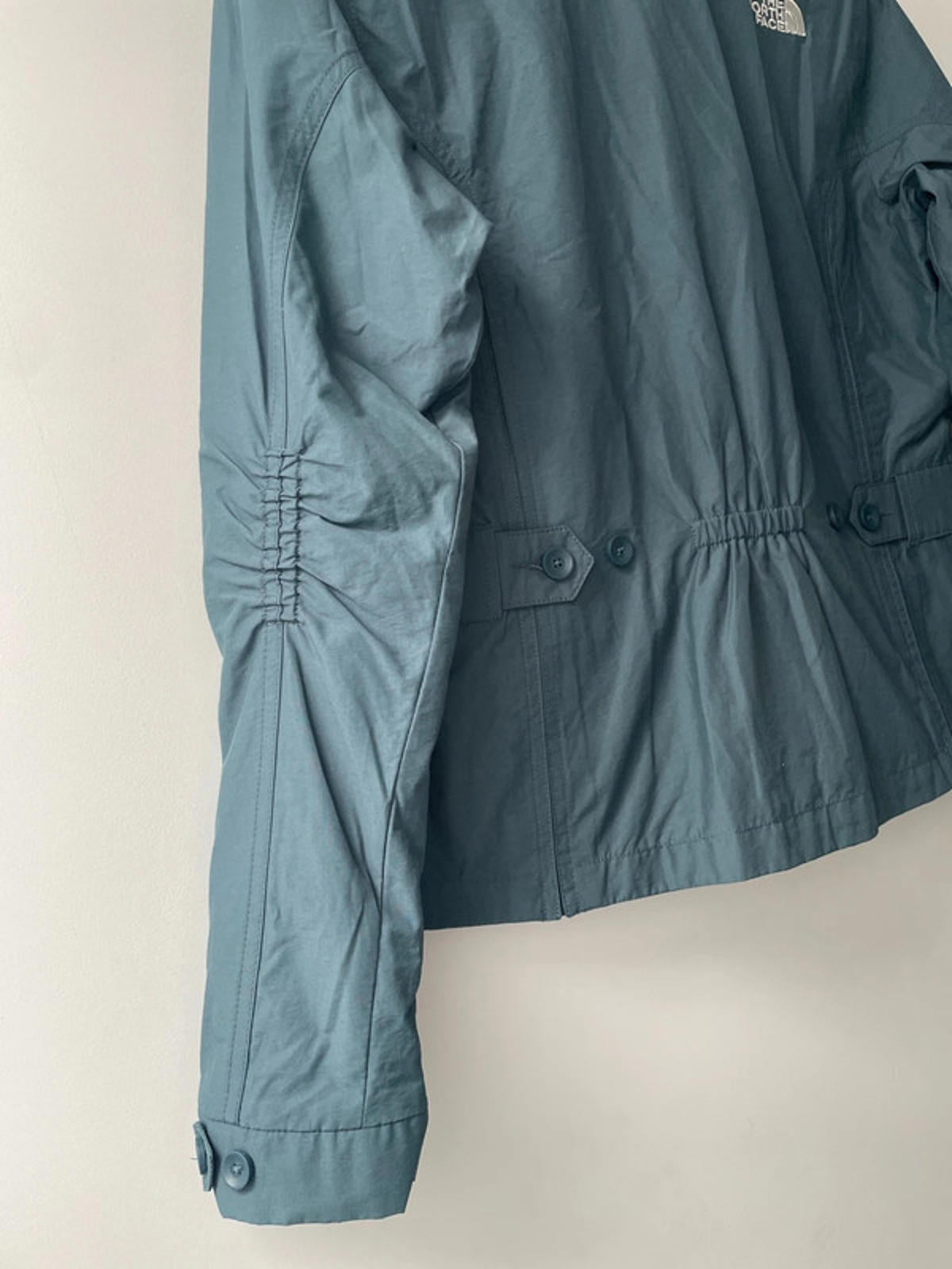 Women’s The North Face Premium Adventure Series Jacket Coat In Blue -Medium-2240