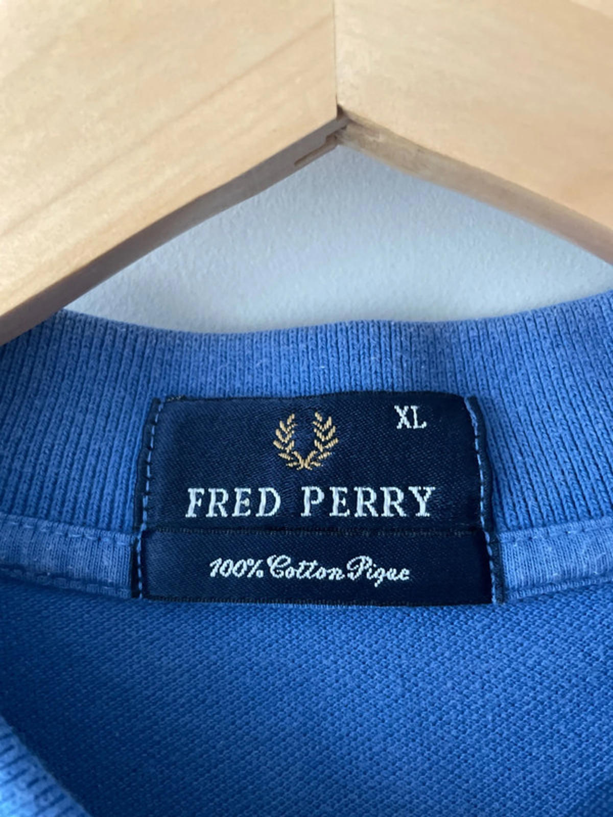 Men’s Fred Perry Short Sleeve Classic Polo Shirt In Blue - XLarge - 2882