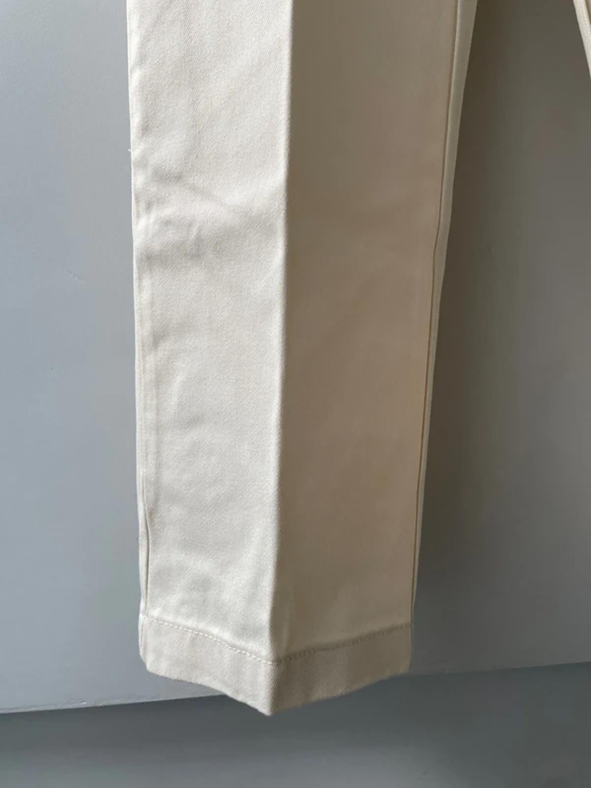 Women’s Dickies Elizaville Straight Leg Chino Trousers In Cream - W26/L29 - 3007