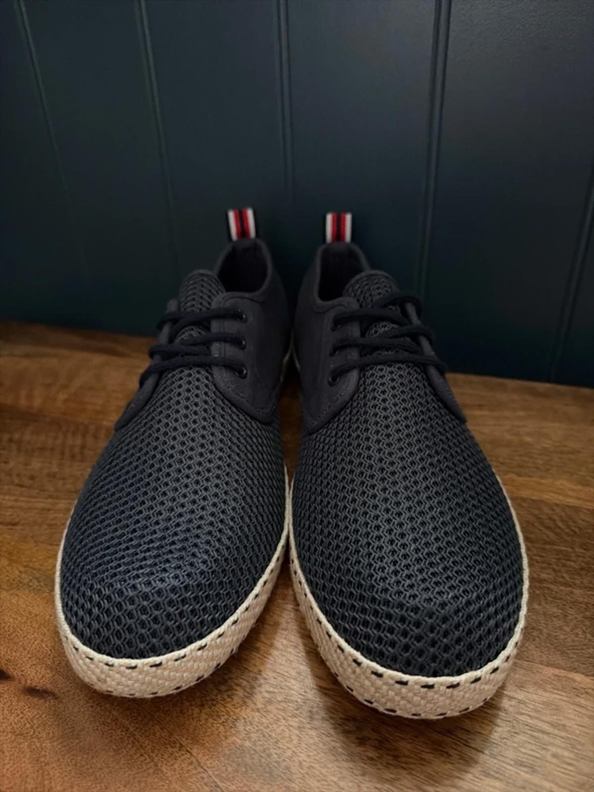 Men’s Dune Espadrille Lace-up Shoes In Navy - Uk11 - 3280