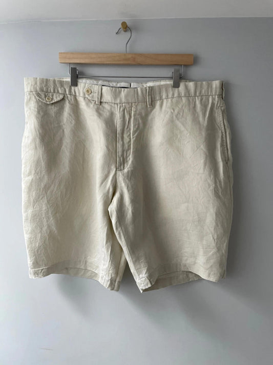 Men’s Ralph Lauren Premium 100% Linen Chino Shorts - W42 - 1714